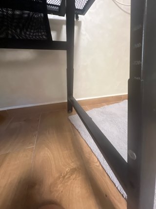 Escritorio Negro Metálico