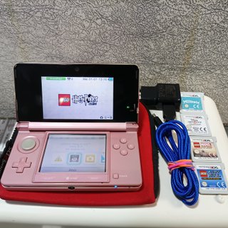 Nintendo 3DS Rosa + 5 Juegos