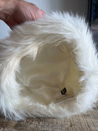 Gorro Ruso Blanco Peludo