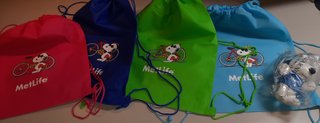 Snoopy Loto 4 Sacca e un Peluche