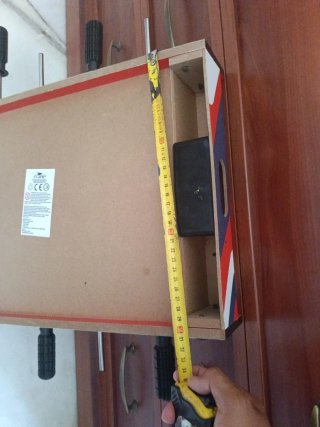 Futbolín de mesa pequeño
