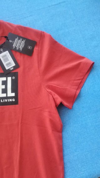 T-shirt Diesel rossa