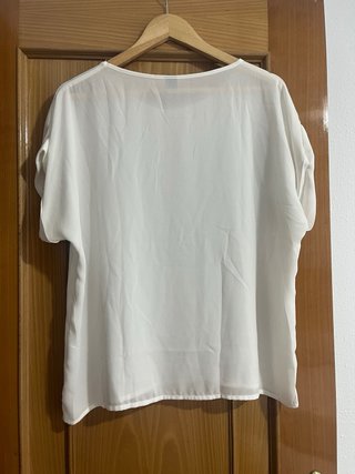 Blusa SHEIN blanca talla XL