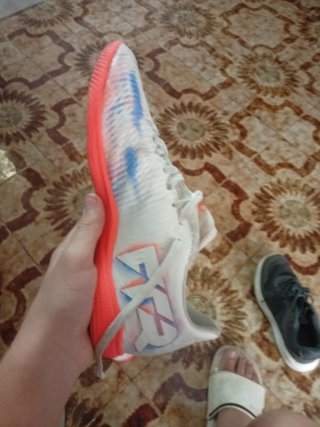 Zapatillas Puma Futbol Sala FR Blancas Naranja