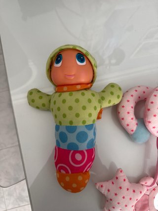 Lote Juguetes Bebé Peluche Muñeca Sonajero Gusilú
