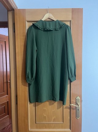 Vestido camisero verde