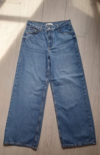 Jeans Zara Autunnali Blu da donna