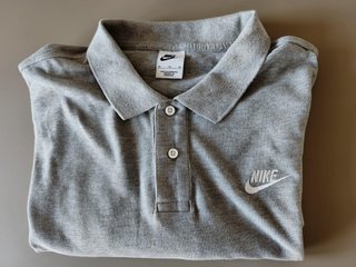 Polo Nike Grigio Cotone Taglia XL