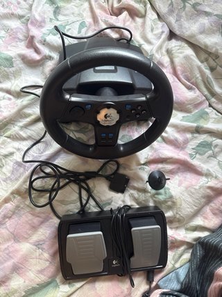 Volante Logitech Driving Force Pro PS2