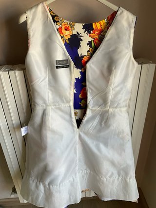 Vestito Camomilla raso fantasia floreale