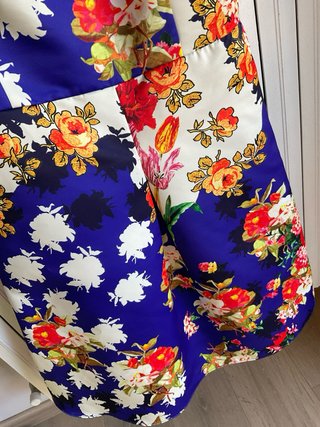 Vestito Camomilla raso fantasia floreale