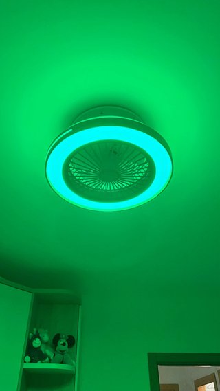 Ventilador de Techo con Luz LED