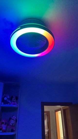 Ventilador de Techo con Luz LED