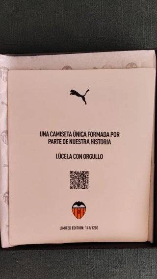 Camiseta Valencia CF Puma Homenaje Fan 2023 NUEVA