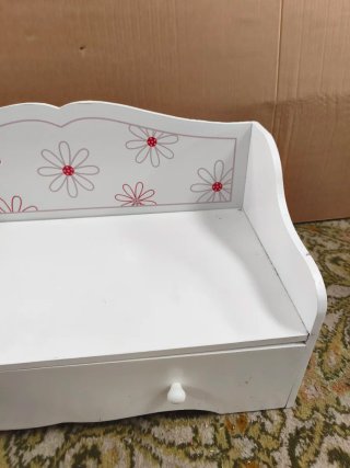 Cama Nido / Sofá Muñecas Madera completo