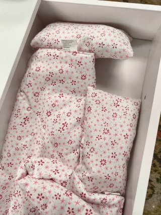 Cama Nido / Sofá Muñecas Madera completo