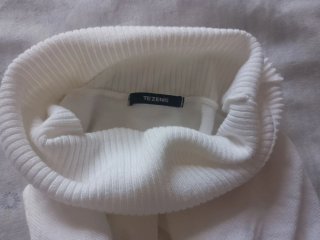 Miniabito bianco Tezenis con collo alto