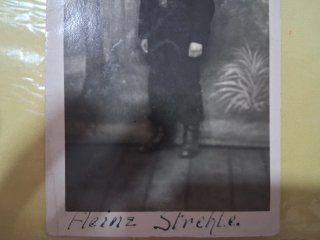 Foto soldado Heinz Strehle tropas blindadas