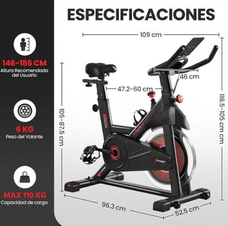 Bicicleta Estática Fitness