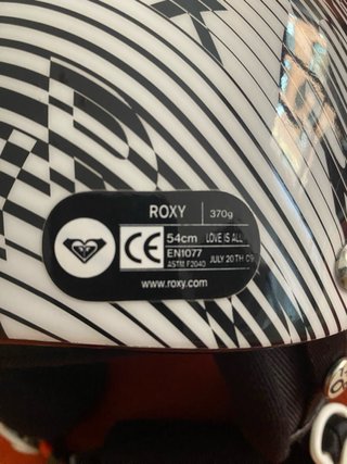 Casco de esquí Roxy 54cm #ski #snowboard #roxy