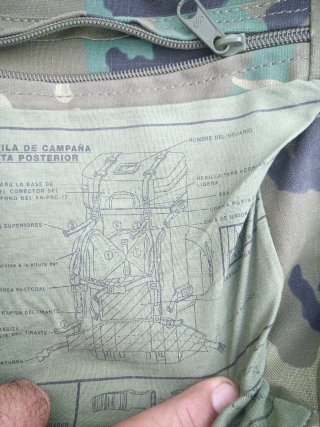 Mochila Militar Grande Camuflaje