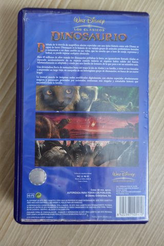 VHS Dinosaurio Disney Los Clásicos