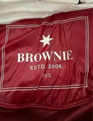 Chaqueta plumas Brownie roja T. XXS