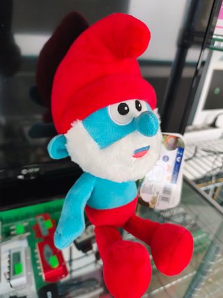Peluche Smurf Movie Papa Smurf 32cm