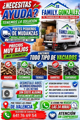 Vaciados de todo tipo!