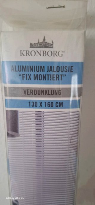 Persiana Aluminio Fix Montiert 130x160cm