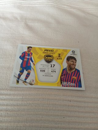 Lote 4 cromos Messi FC Barcelona