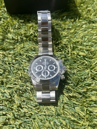 Reloj cronógrafo acero hombre