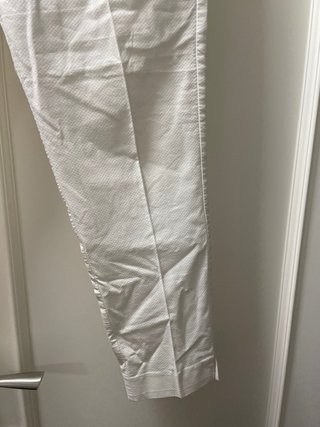 Pantalón tobillero blanco