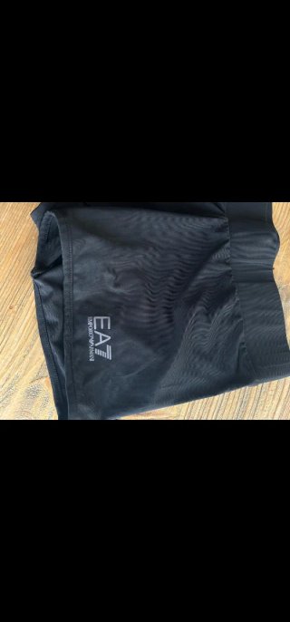 Falda Padel Emporio Armani Negra y Multicolor
