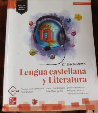 Lengua castellana y Literatura 2.º Bachillerato
