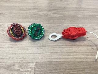 Beyblade con lanzador cremallera