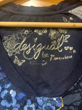 Camiseta Desigual Manga Corta Floral Árboles