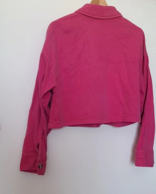 Cazadora Zara Algodón Rosa
