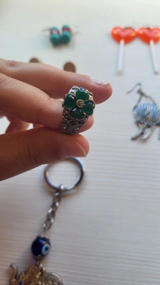 Lote Joyas: Pendientes, Anillo y Llavero