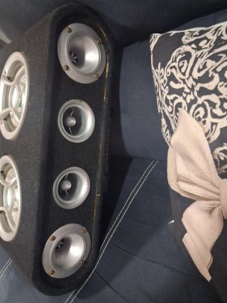 Equipo de música altavoces bombo grande