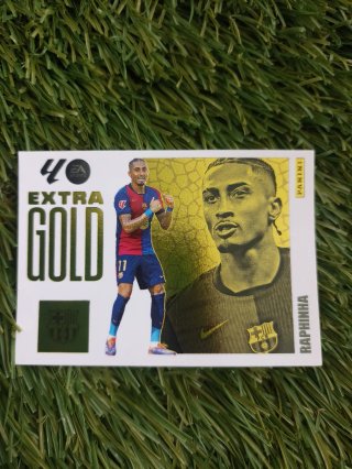 Cromo Panini Raphinha Extra Gold FC Barcelona