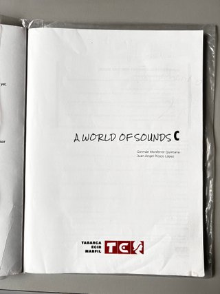 Libros Música: A world of sounds C + workbook