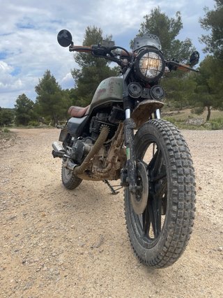 Honda CB 450 DX Scrambler/Cafe Racer Homologada
