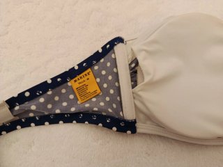 Bikini Talla 38 Azul y Blanco