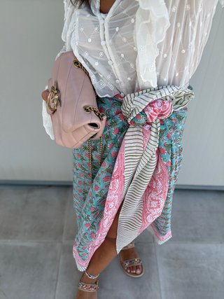 Pareo 100% Cotone Floreale