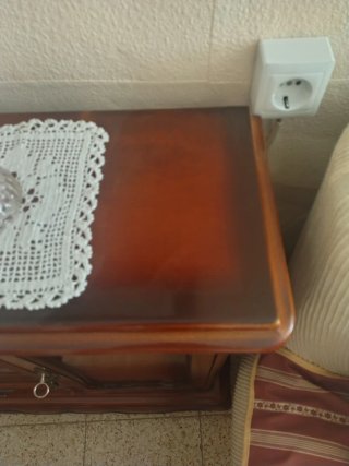 Mueble de entrada con espejo