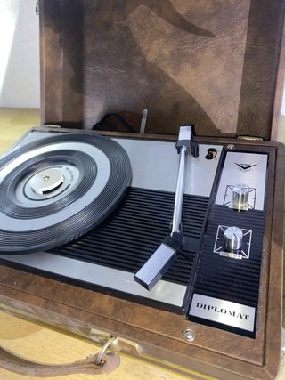 Giradischi Portatile Diplomat Valigetta Vintage