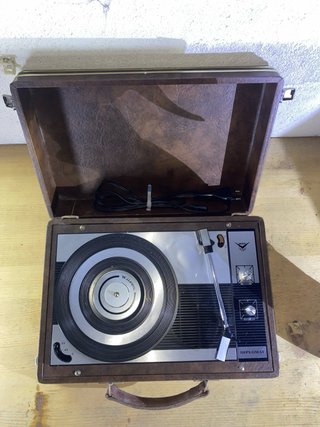 Giradischi Portatile Diplomat Valigetta Vintage