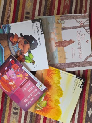 Lote de 4 cuentos infantiles. El pirata metepatas