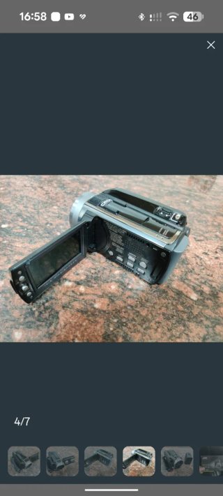Videocámara JVC con disco duro